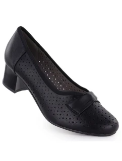 Dámske čierne šnurovacie lodičky Jezzi 233-12