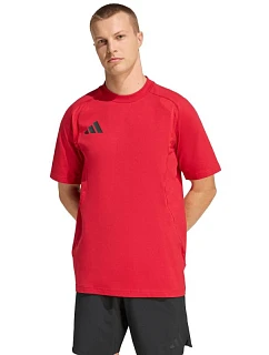 Pánské tričko Tiro 26 Travel Tee červené model 22058639 pánské - ADIDAS
