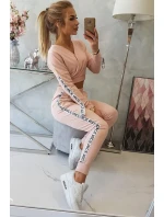 Sada s ozdobnými stuhami tmavo púdrovo ružová Sada s ozdobnými stuhami tmavo púdrovo ružová