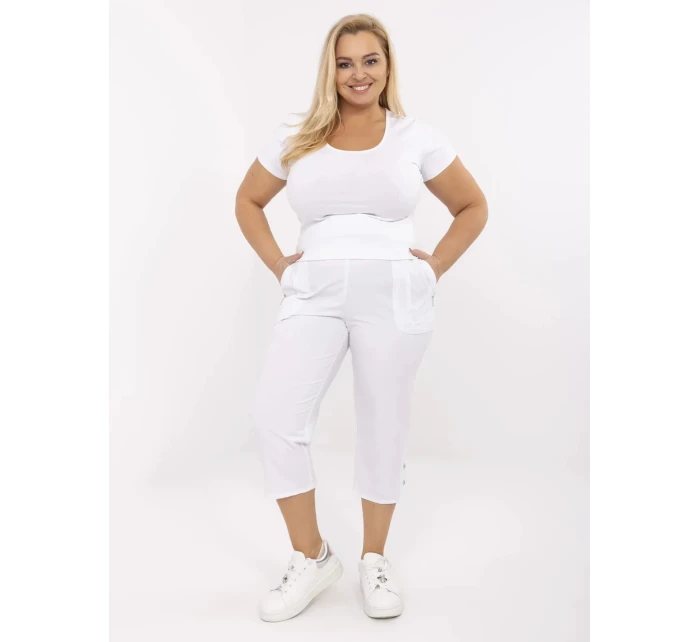 Nohavice AT SP 845.64 biele