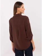 Koszula MI KS model 21441111 ciemny brązowy - FPrice