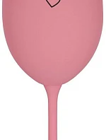 Prechytračil ma - ružový pohár na víno 350 ml