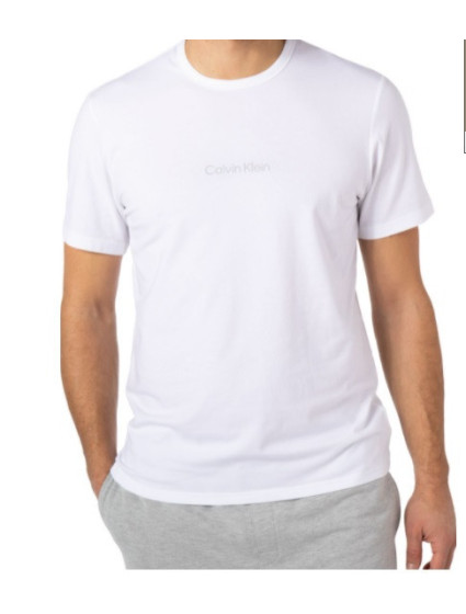 Pánske tričko - NM2170E - 100 - biela - Calvin Klein