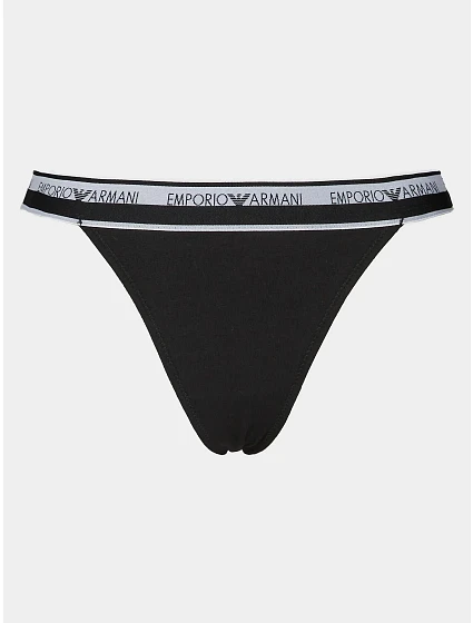 Dámská tanga 2Pack 00020 černá model 19916502 - Emporio Armani Dámská tanga 2Pack 00020 černá model 19916502 - Emporio Armani