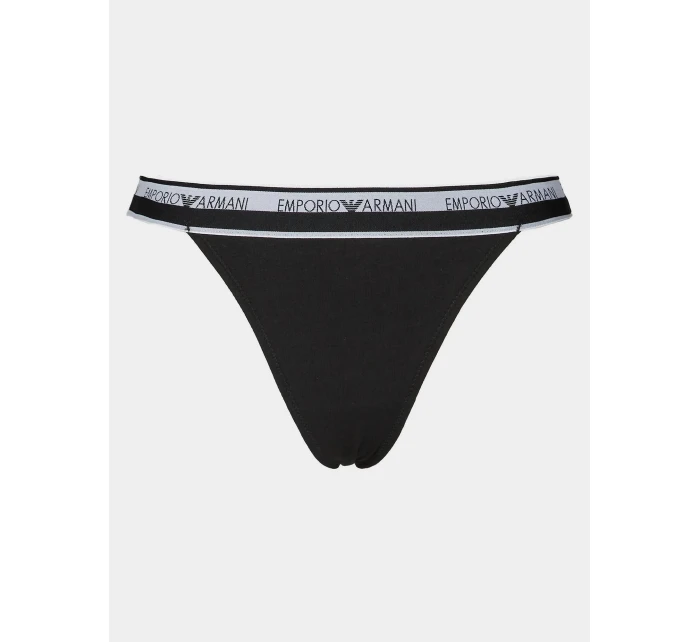 Dámske tangá 2Pack 164522 4R227 00020 Black - Emporio Armani