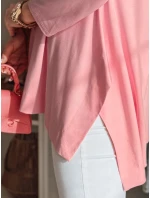 Dámska oversize maslová blúzka s COMFILA ružová FashionStreet RY2790