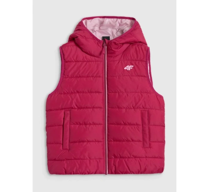 Dívčí rukávy bez rukávů se syntetickou výplní model 21757011 - 4F