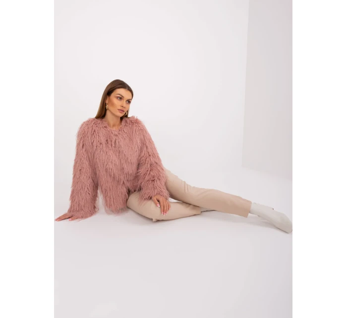Bunda AT KR 2359.96P tmavo ružová