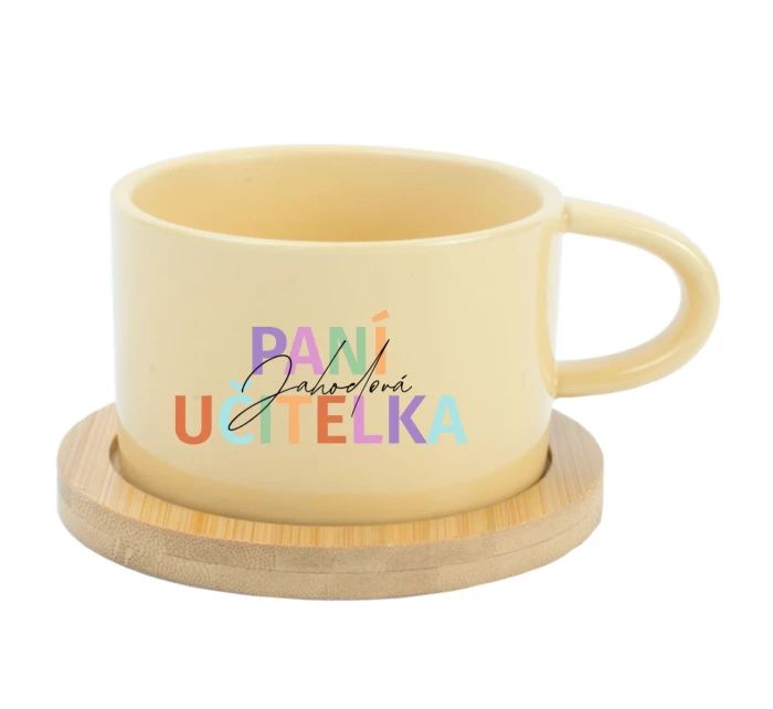 Personalizovaný keramický hrníček Makronka pro paní učitelku/pana učitele Personalizovaný keramický hrníček Makronka pro paní učitelku/pana učitele