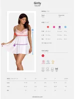 Krásna košieľka girll babydoll - Obsessive