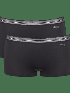 sloggi GO Blush Short 2P – čierna – SLOGGI čierna – SLOGGI