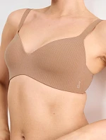 sloggi ZERO Feel Pure THE UP TShirt Bra – Nostalgic Brown – SLOGGI Nostalgic Brown – SLOGGI