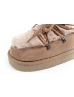 snow boots winter fashion  brown high dámské model 21395346 - D.Franklin