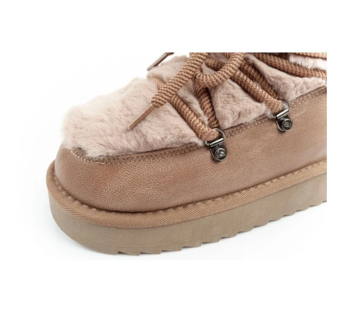 snow boots winter fashion  brown high dámské model 21395346 - D.Franklin