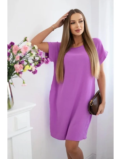 Šaty s vreckami filet