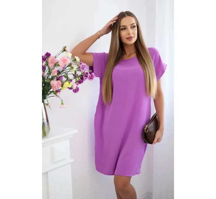 Šaty s vreckami filet