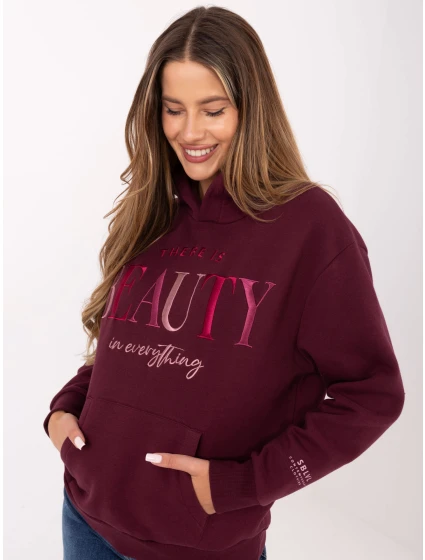 Bluza model 21236021 bordowy - FPrice
