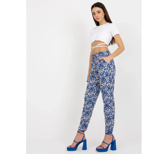 Dámske nohavice D73770M61869J tmavo modré - FPrice