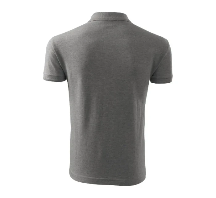 Pánske tričko Pique Polo tmavo šedé Pánske tričko Pique Polo tmavo šedé