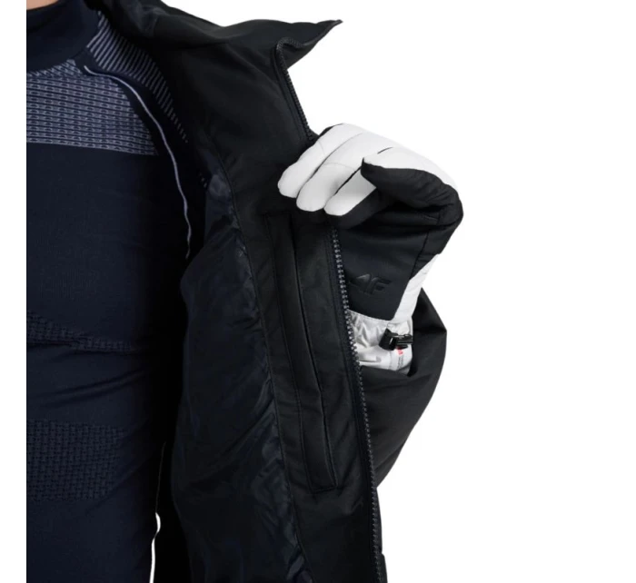 Pánska lyžiarska bunda 4F M0788 deep black 4FWAW25TTJAM0788 20S pánske Pánska lyžiarska bunda 4F M0788 deep black 4FWAW25TTJAM0788 20S pánske