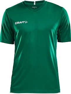 Craft wear Squad Go Jersey Solid M Pánské sportovní tričko s výstřihem do V  green model 22468912 - Craft Teamwear