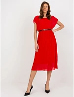 Sukienka DHJ SK czerwony model 22179294 - FPrice Sukienka DHJ SK czerwony model 22179294 - FPrice