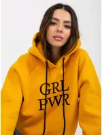 Dámska mikina EM BL 651 2.14X tmavo žltá - FPrice