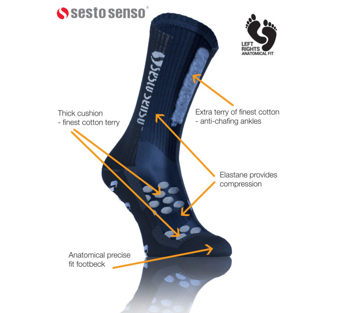 Sportovní ponožky Sesto Senso SKB_02 Navy Blue