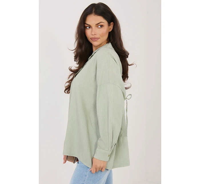 Košeľa s dlhým rukávom model 226475 Taliansko Moda