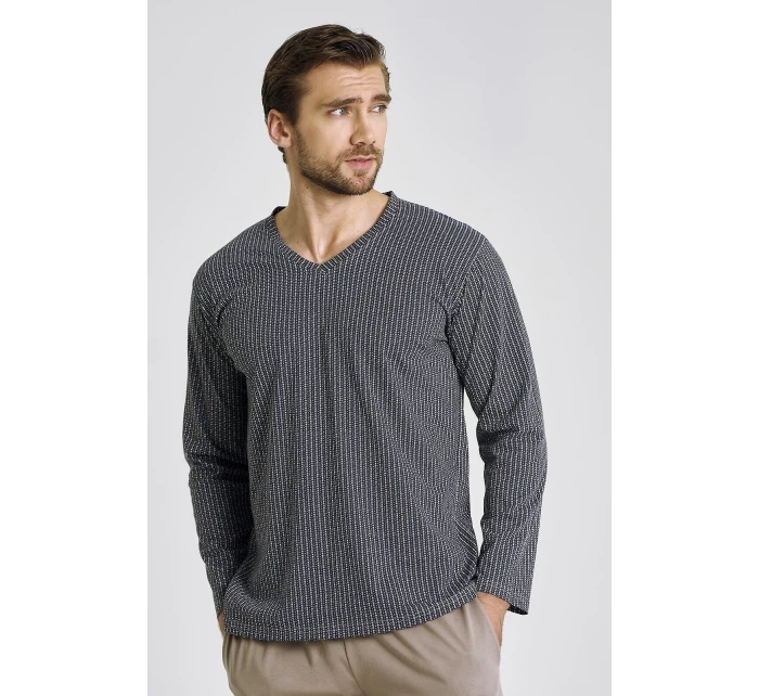 dlouhé/r 3XL4XL Z25/26 pánské pyžamo model 21281057 - Taro dlouhé/r 3XL4XL Z25/26 pánské pyžamo model 21281057 - Taro