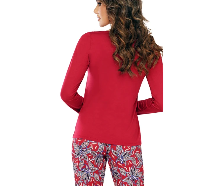 Dámske pyžamo Rita wine - Donna