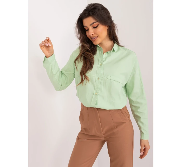 Košeľa BP KS 1019.73 pistácií