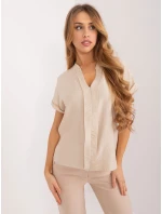 Bluzka model 21786304 beżowy - FPrice
