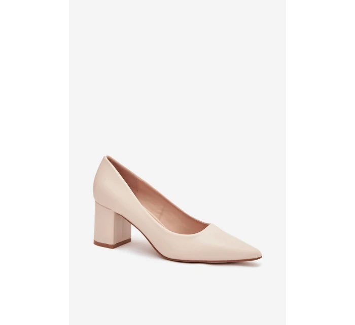 LL-380P Ryvessa béžové lodičky na platforme - Seastar LL-380P Ryvessa béžové lodičky na platforme - Seastar