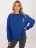 Blúzka CLM BL 1283.19X kobaltovo modrá