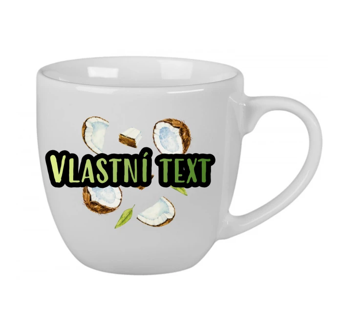 Personalizovaný keramický hrnek 400 ml s ovocem a textem