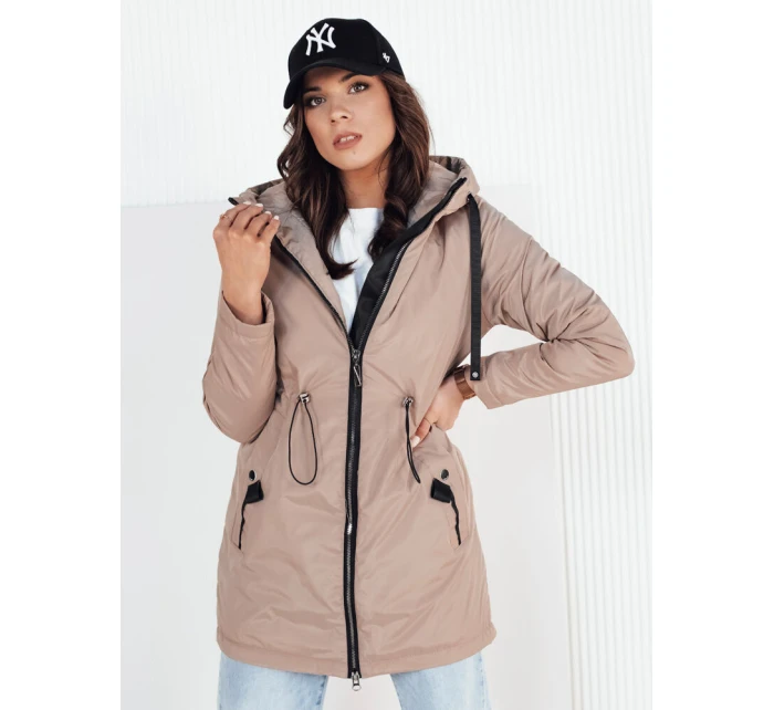 Dámská přechodná bunda parka khaki Dstreet model 21973498 - FashionStreet