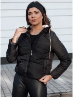 Dámska zimná páperová bunda NORDPUFF s kapucňou čierna FashionStreet TY4616 Dámska zimná páperová bunda NORDPUFF s kapucňou čierna FashionStreet TY4616