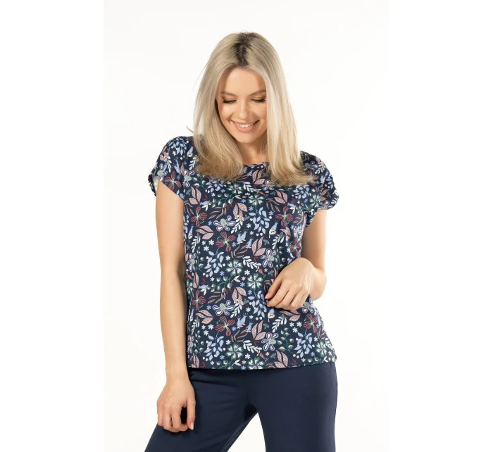 Mefemi Mix&Match Dámske pyžamové tričko s potlačou Margot S-2XL Mefemi Mix&Match Dámske pyžamové tričko s potlačou Margot S-2XL