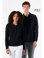 SOL'S Winter II Piqué polo s dlouhým rukávem model 22525750 grey melange SOL'S Winter II Piqué polo s dlouhým rukávem model 22525750 grey melange