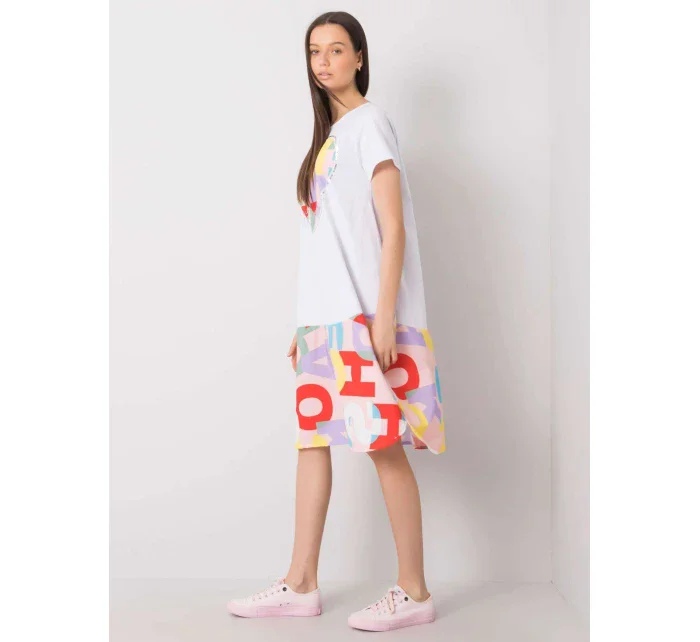 Šaty DHJ SK 13119.26P svetlo ružová