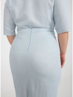 Sukňa LK SD 506697.95 svetlo modrá Sukňa LK SD 506697.95 svetlo modrá