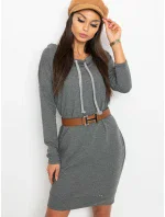 Šaty RV TU 4444.30P tmavo šedá