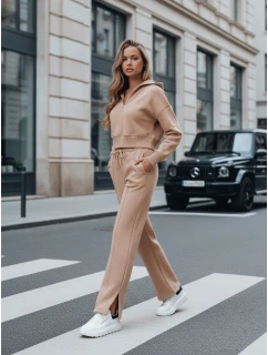 Dámská tepláková souprava beige Dstreet model 21971164 - FashionStreet