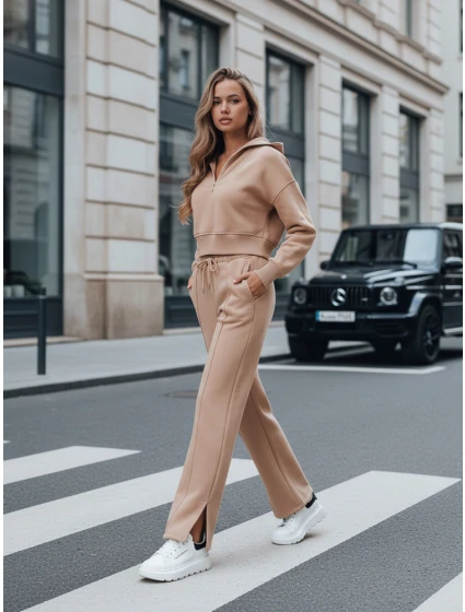 Dámská tepláková souprava beige Dstreet model 21971164 - FashionStreet