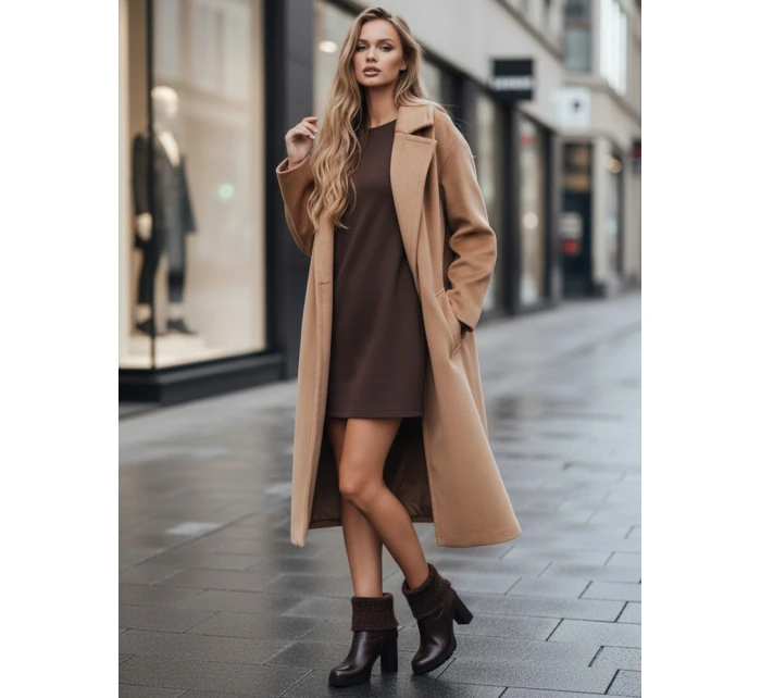 Dámské boty na podpatku hnědé Dstreet model 21994966 - FashionStreet