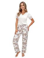 Pyžamo Donna Elizabeth Long cr/r S-2XL