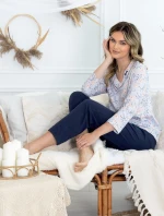 Pyžamo Leveza Florence 1511 7/8 M-2XL