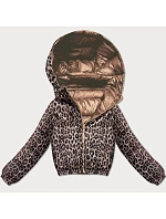 Dámska obojstranná krátka bunda Minority brown camouflage (M6-6001-305) Dámska obojstranná krátka bunda Minority brown camouflage (M6-6001-305)