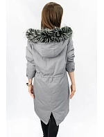 PARKA DAMSKA ZIMOWA Z SZARA model 21241693 - LJR PARKA DAMSKA ZIMOWA Z SZARA model 21241693 - LJR
